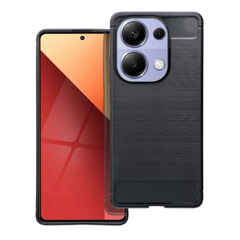 Kryt Carbon na XIAOMI Redmi Note 13 Pro 4G Elegant  Čierny