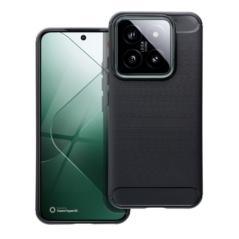 Kryt Carbon na XIAOMI 14 Elegant  Čierny