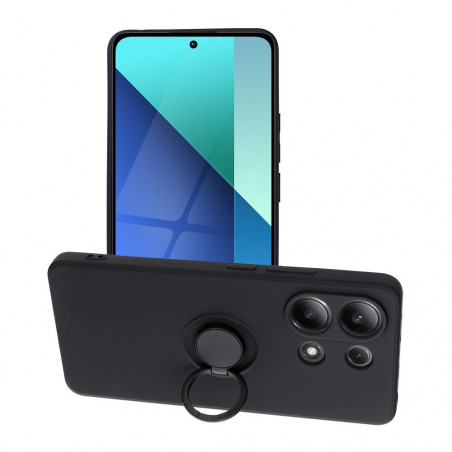 Kryt Silicone ring na XIAOMI Redmi Note 13 4G Čierny