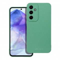 Kryt Roar Luna na Samsung Galaxy A55 Jednofarebný, Štýlový, Estetický doplnok  Zelený