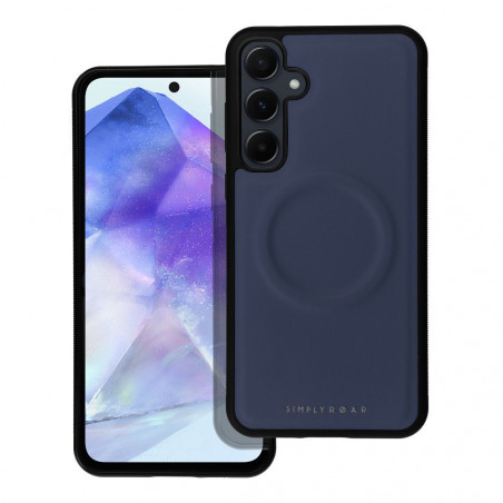 Kryt Roar Mag Morning na Samsung Galaxy A55 Elegant MagSAFE Tmavší modrý