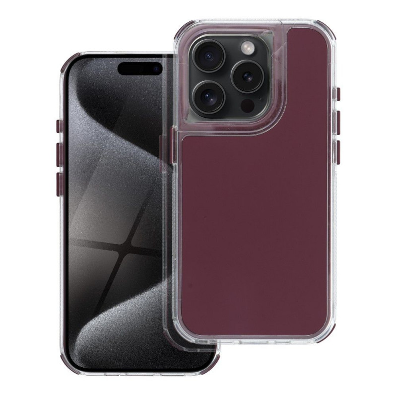 Kryt MATRIX na Apple iPhone 12 Fialový (Purple)