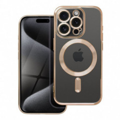 Kryt Electro Mag na Apple iPhone 15 Pro MagSAFE  Zlatý