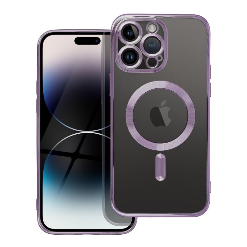 Kryt Electro Mag na Apple iPhone 14 Pro Max MagSAFE  Hlboká fialová