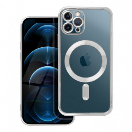 Kryt Electro Mag na Apple iPhone 11 Pro MagSAFE Strieborný