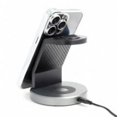 Kryt Electro Mag na Apple iPhone 14 MagSAFE  Strieborný
