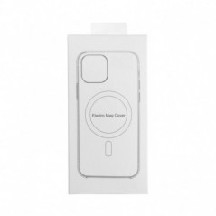 Kryt Electro Mag na Apple iPhone 14 MagSAFE  Strieborný