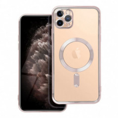 Kryt Electro Mag na Apple iPhone 11 Pro Max MagSAFE Ružovo-zlatý