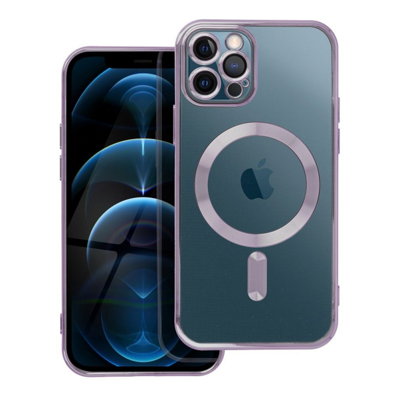 Kryt Electro Mag na Apple iPhone 12 Pro MagSAFE  Hlboká fialová