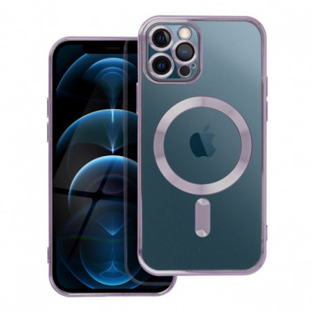 Kryt Electro Mag na Apple iPhone 12 Pro MagSAFE  Hlboká fialová