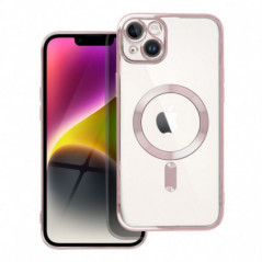 Kryt Electro Mag na Apple iPhone 14 Plus MagSAFE Ružovo-zlatý