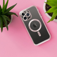 Kryt Electro Mag na Apple iPhone 15 Pro Max MagSAFE  Ružovo-zlatý
