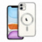 Kryt Electro Mag na Apple iPhone 11 MagSAFE  Strieborný
