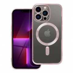 Kryt Electro Mag na Apple iPhone 13 Pro MagSAFE Ružovo-zlatý