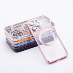 Kryt Electro Mag na Apple iPhone 13 Pro MagSAFE  Ružovo-zlatý