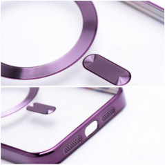 Kryt Electro Mag na Apple iPhone 12 MagSAFE  Strieborný