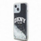Kryt DKNY Liquid Glitters Arch Logo na Apple iPhone 14 Čierny