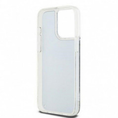 Kryt DKNY Liquid Glitters Arch Logo na Apple iPhone 14 Pro Max Čierny