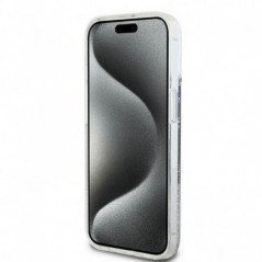 Kryt DKNY Liquid Glitters Arch Logo na Apple iPhone 15 Čierny