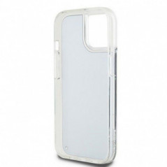 Kryt DKNY Liquid Glitters Arch Logo na Apple iPhone 15 Plus Čierny