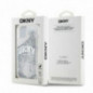 Kryt DKNY Liquid Glitters Arch Logo na Apple iPhone 15 Biely