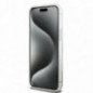 Kryt DKNY Liquid Glitters Arch Logo na Apple iPhone 15 Pro Max Biely