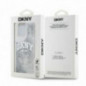 Kryt DKNY Liquid Glitters Arch Logo na Apple iPhone 15 Pro Max Biely
