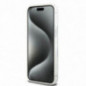 Kryt DKNY Liquid Glitters Checkered Pattern na Apple iPhone 15 Pro Max Biely