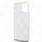 Kryt DKNY Liquid Glitters Checkered Pattern na Apple iPhone 15 Ružový