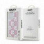 Kryt DKNY Liquid Glitters Checkered Pattern na Apple iPhone 15 Pro Max Ružový