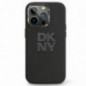 Kryt DKNY Silicone Stack Metal Logo na Apple iPhone 15 Čierny