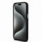 Kryt DKNY Silicone Horizontal Metal Logo na Apple iPhone 15 Pro Max MagSAFE  Čierny