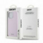 Kryt DKNY Silicone Horizontal Metal Logo na Apple iPhone 14 Pro Max MagSAFE  Ružový