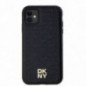 Kryt DKNY Pu Repeat Pattern Stack Logo na Apple iPhone 11 MagSAFE  Čierny