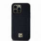 Kryt DKNY Pu Repeat Pattern Stack Logo na Apple iPhone 14 Pro MagSAFE  Čierny