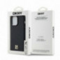 Kryt DKNY Pu Repeat Pattern Stack Logo na Apple iPhone 14 Pro MagSAFE  Čierny