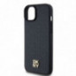 Kryt DKNY Pu Repeat Pattern Stack Logo na Apple iPhone 15 MagSAFE  Čierny