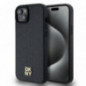 Kryt DKNY Pu Repeat Pattern Stack Logo na Apple iPhone 15 Plus MagSAFE  Čierny