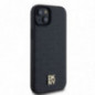 Kryt DKNY Pu Repeat Pattern Stack Logo na Apple iPhone 15 Plus MagSAFE  Čierny
