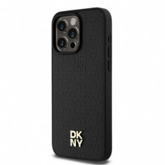 Kryt DKNY Pu Repeat Pattern Stack Logo na Apple iPhone 15 Pro Max MagSAFE  Čierny