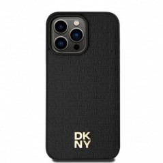 Kryt DKNY Pu Repeat Pattern Stack Logo na Apple iPhone 15 Pro Max MagSAFE  Čierny
