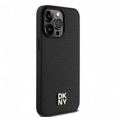 Kryt DKNY Pu Repeat Pattern Stack Logo na Apple iPhone 15 Pro Max MagSAFE  Čierny