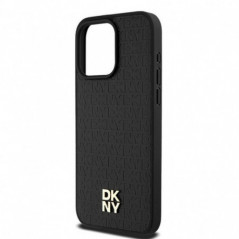 Kryt DKNY Pu Repeat Pattern Stack Logo na Apple iPhone 15 Pro Max MagSAFE  Čierny