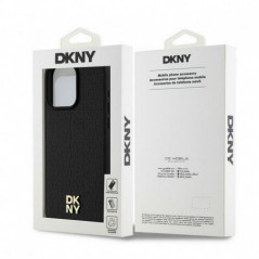 Kryt DKNY Pu Repeat Pattern Stack Logo na Apple iPhone 15 Pro Max MagSAFE  Čierny