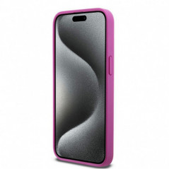 Kryt DKNY Pu Repeat Pattern Stack Logo na Apple iPhone 15 Pro Max MagSAFE  Ružový