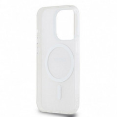 Kryt DKNY Repeat Texture Pattern Stripe na Apple iPhone 14 Pro Max MagSAFE  Ružový