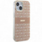 Kryt DKNY Repeat Texture Pattern Stripe na Apple iPhone 15 Plus MagSAFE  Ružový