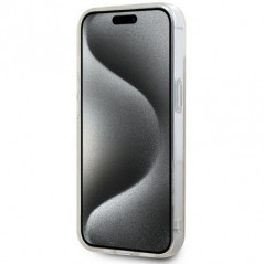 Kryt DKNY Repeat Texture Pattern Stripe na Apple iPhone 15 Plus MagSAFE  Ružový
