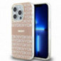 Kryt DKNY Repeat Texture Pattern Stripe na Apple iPhone 15 Pro Max MagSAFE  Ružový