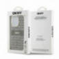 Kryt DKNY Repeat Texture Pattern Stripe na Apple iPhone 15 Pro MagSAFE  Béžový